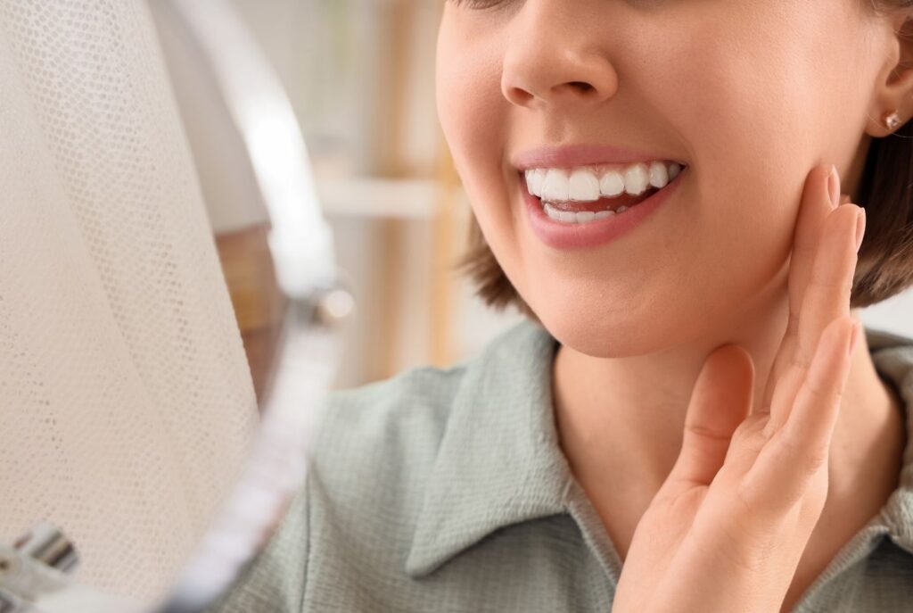 Il sorriso che ti fa piacere rivedere allo specchio